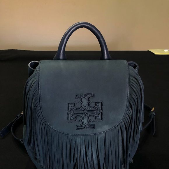 tory burch fringe backpack